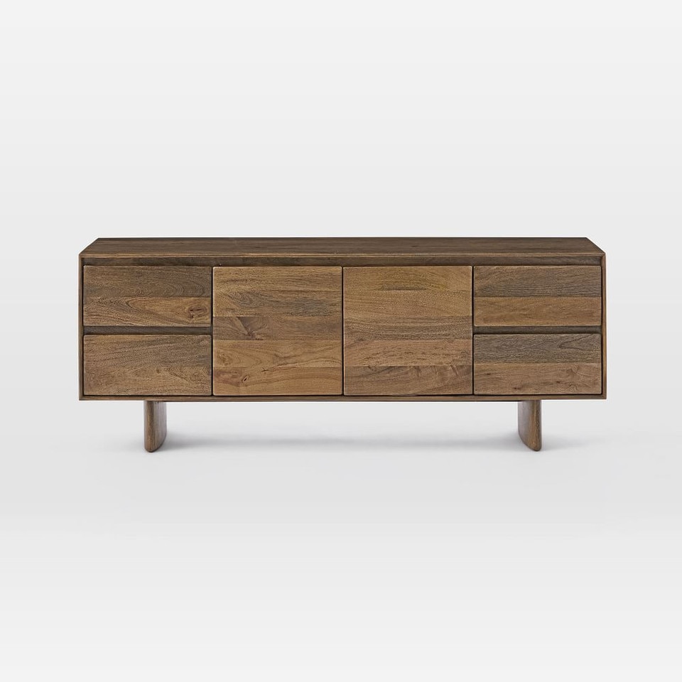 Anton Solid Wood Media Console (173 cm) West Elm Australia